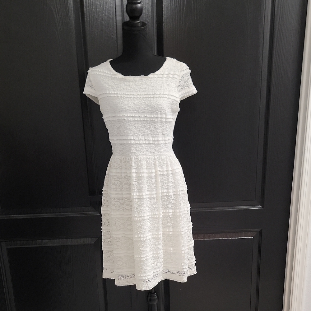 Enfocus Studio Ivory lace Dress